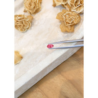 0.94 Ct. Reddish Pink Sapphire from Mozambique Life Style