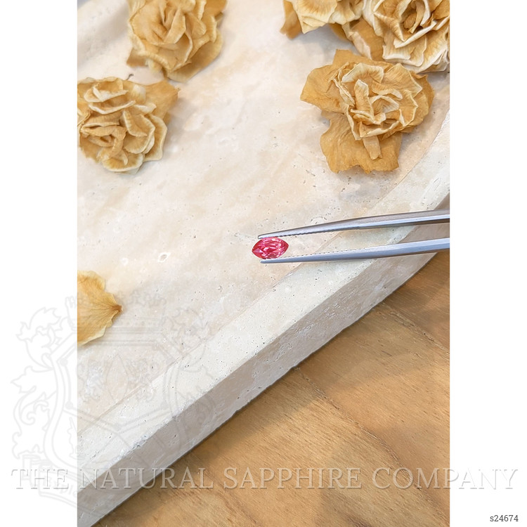 0.94 Ct. Reddish Pink Sapphire from Mozambique