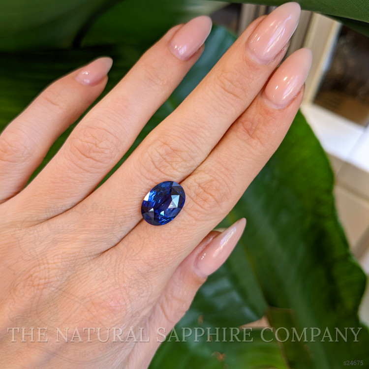 6.66 Ct. Blue Sapphire from Ceylon (Sri Lanka)