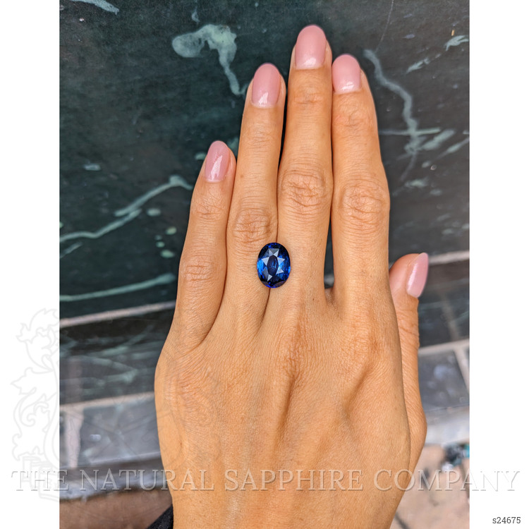 6.66 Ct. Blue Sapphire from Ceylon (Sri Lanka)