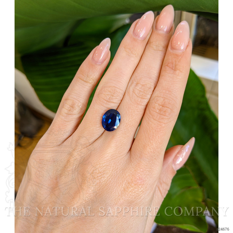 4.18 Ct. Blue Sapphire from Thailand
