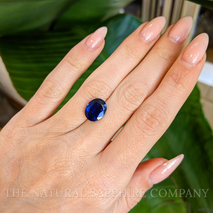 4.18 Ct. Blue Sapphire from Thailand
