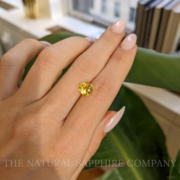 2.07 Ct. Yellow Sapphire from Ceylon (Sri Lanka)