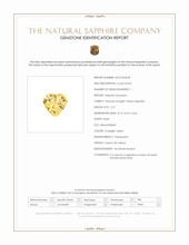 2.21 Ct. Orangish Yellow Sapphire from Ceylon (Sri Lanka) Scan Report