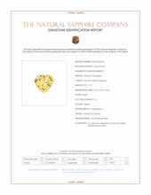 2.21 Ct. Yellow Sapphire from Ceylon (Sri Lanka) Scan Report