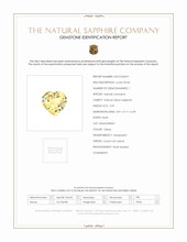 2.59 Ct. Yellow Sapphire from Ceylon (Sri Lanka) Scan Report