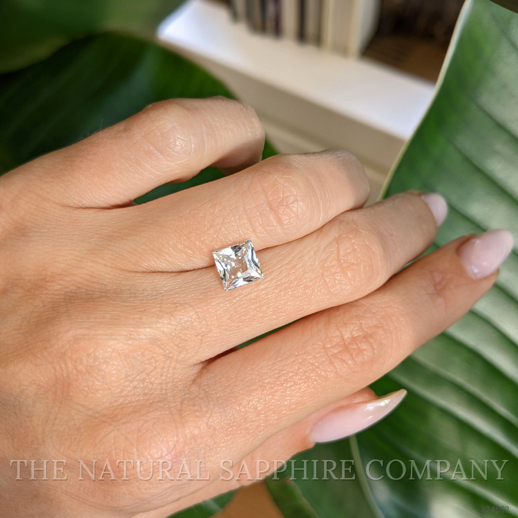 2.01 Ct. White Sapphire from Ceylon (Sri Lanka)