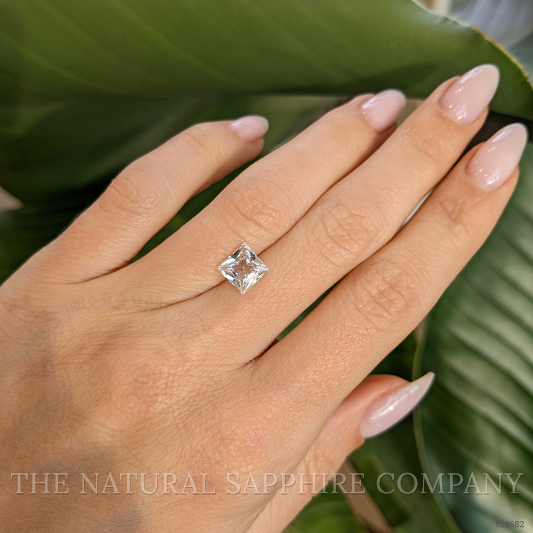 2.01 Ct. White Sapphire from Ceylon (Sri Lanka)