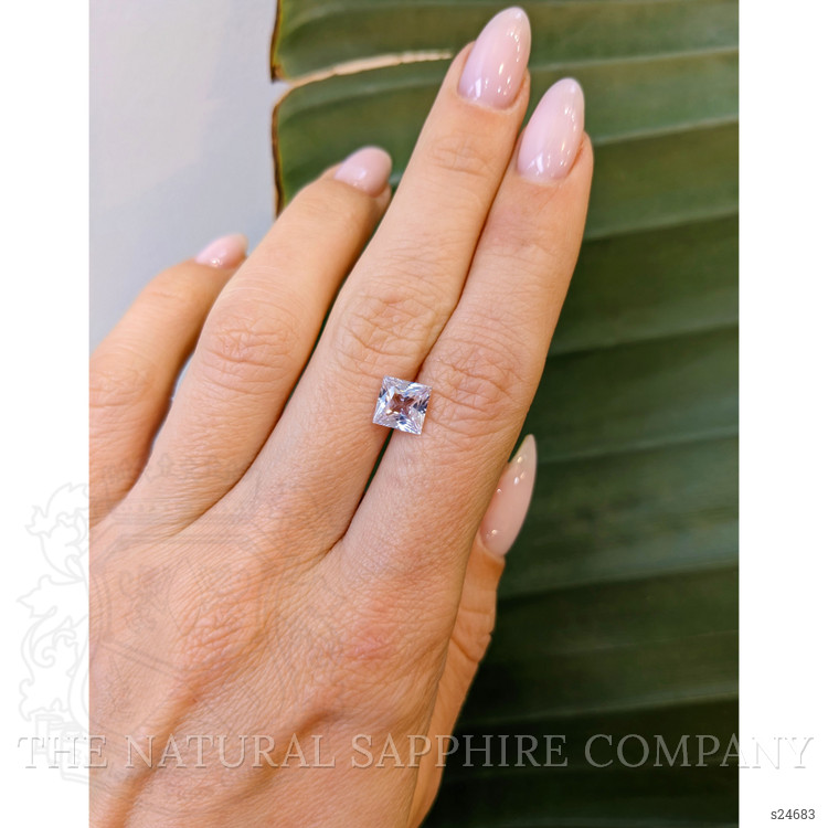 2.21 Ct. White Sapphire from Ceylon (Sri Lanka)