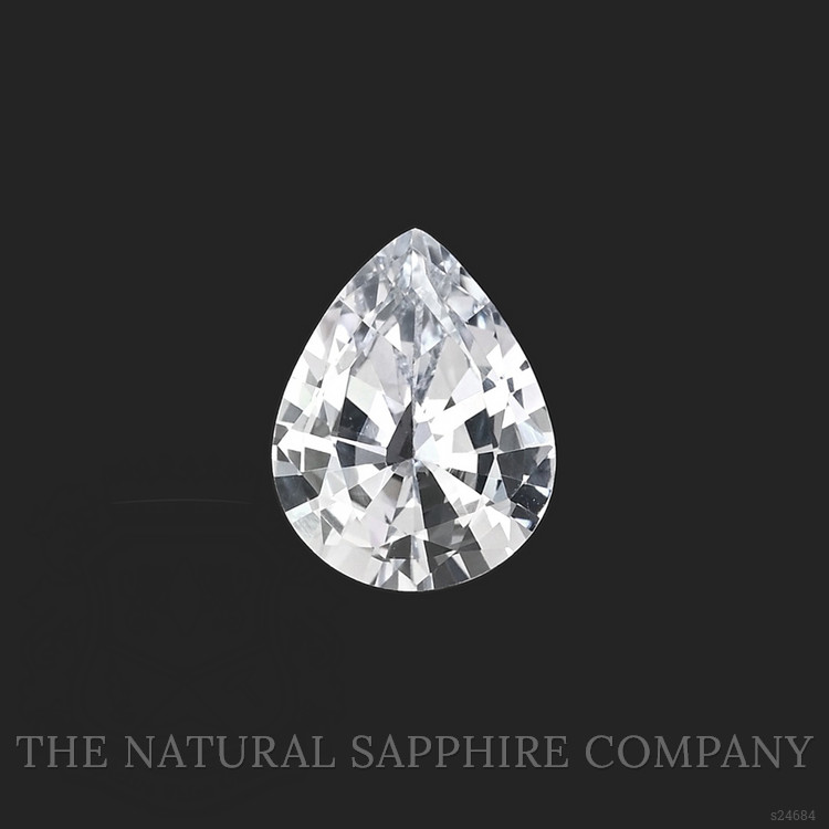1.64 Ct. White Sapphire from Ceylon (Sri Lanka)