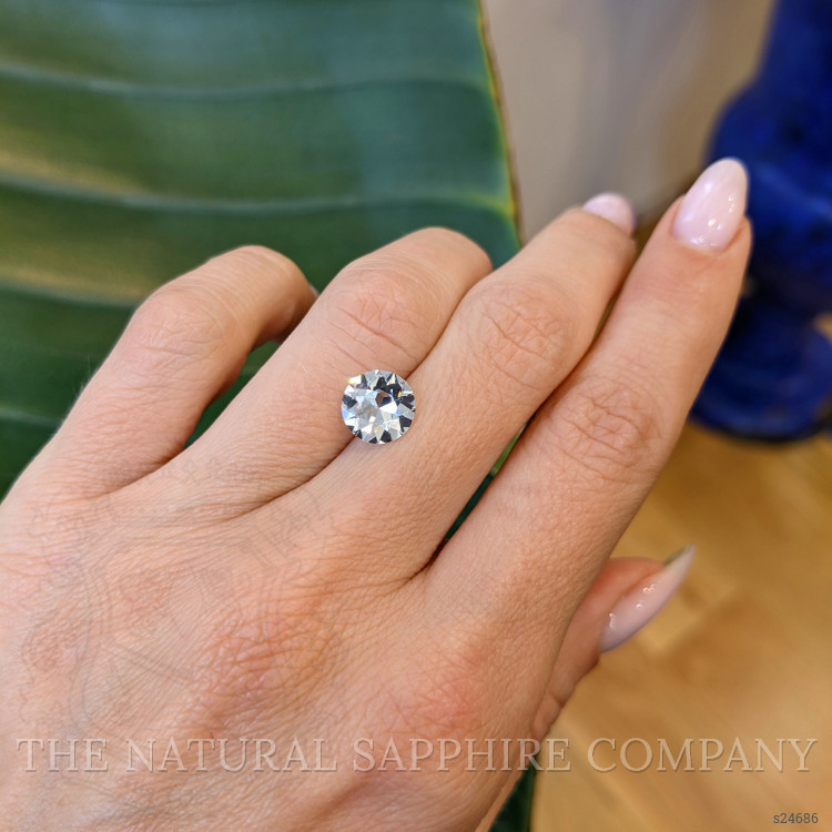 2.00 Ct. White Sapphire from Ceylon (Sri Lanka)