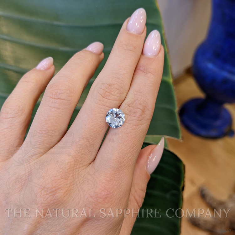 2.39 Ct. White Sapphire from Ceylon (Sri Lanka)