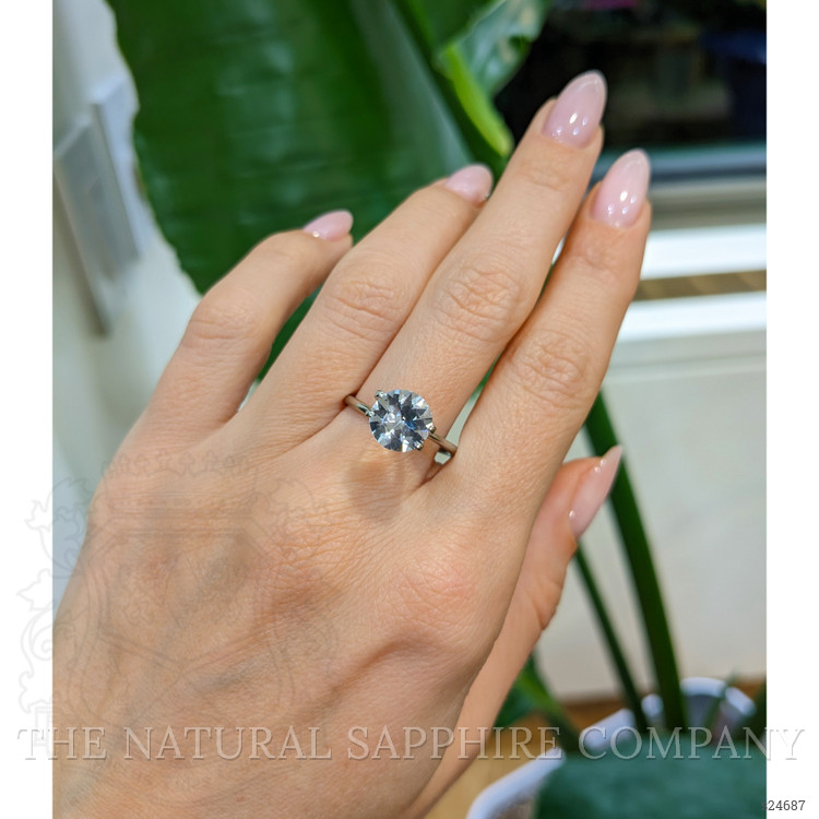 2.39 Ct. White Sapphire from Ceylon (Sri Lanka)