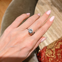 2.39 Ct. White Sapphire from Ceylon (Sri Lanka) Life Style