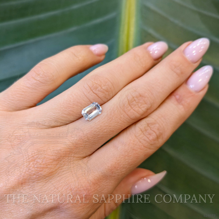 1.52 Ct. White Sapphire from Ceylon (Sri Lanka)