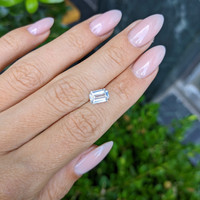 1.52 Ct. White Sapphire from Ceylon (Sri Lanka) Life Style
