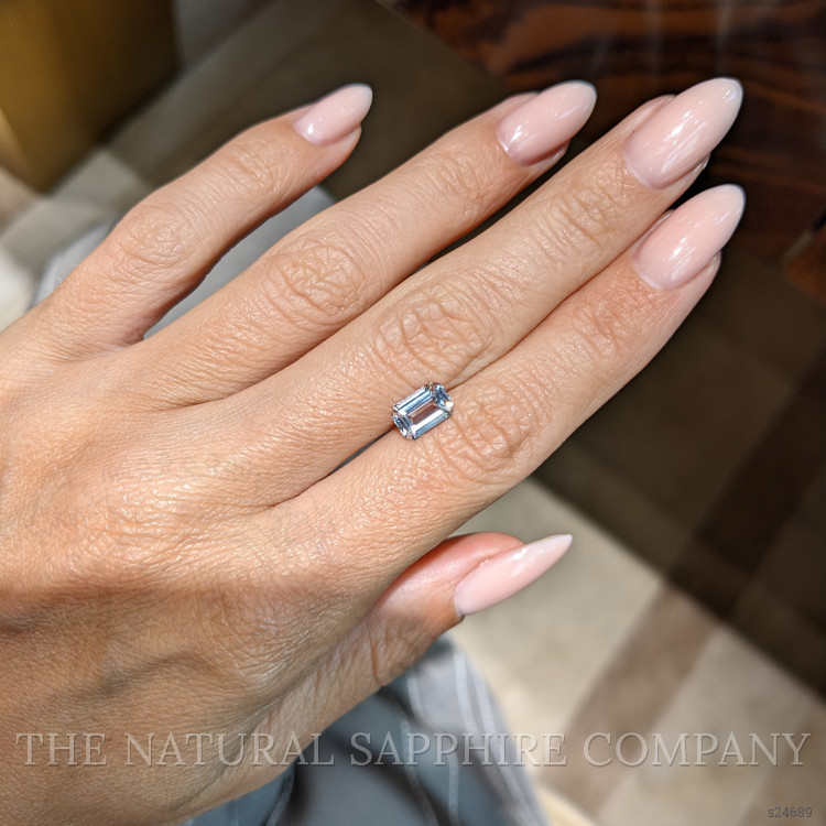 1.52 Ct. White Sapphire from Ceylon (Sri Lanka)