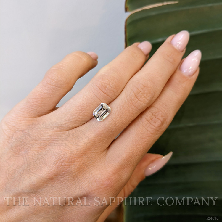 2.09 Ct. White Sapphire from Ceylon (Sri Lanka)