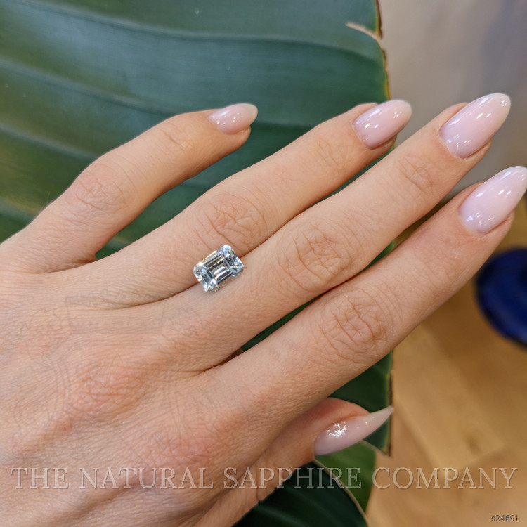 2.50 Ct. White Sapphire from Ceylon (Sri Lanka)