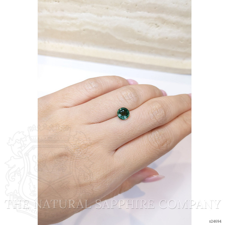 1.88 Ct. Bluish Green Sapphire from Ceylon (Sri Lanka)