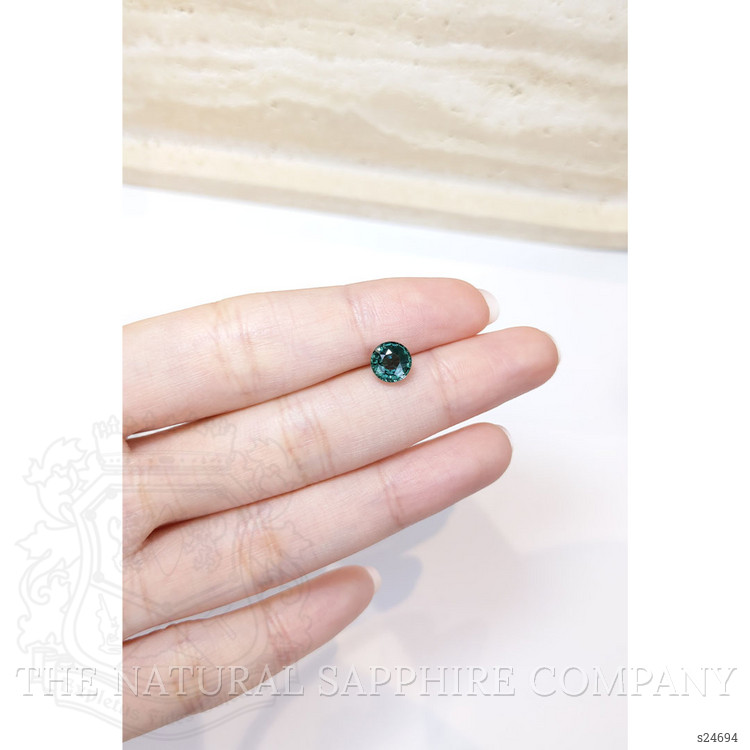 1.88 Ct. Bluish Green Sapphire from Ceylon (Sri Lanka)