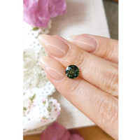 2.01 Ct. Bluish Green Sapphire from Ceylon (Sri Lanka) Life Style