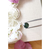 3.07 Ct. Bluish Green Sapphire from Ceylon (Sri Lanka) Life Style