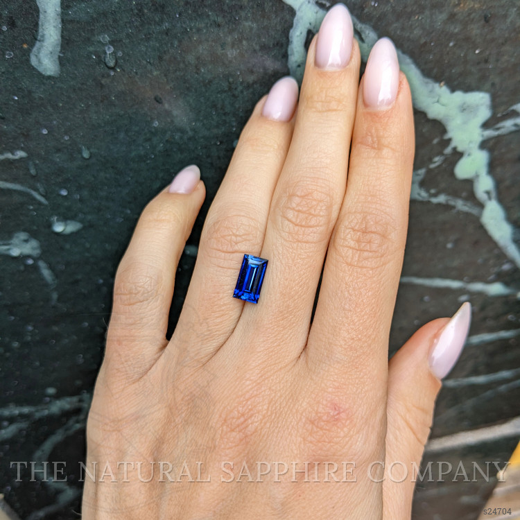 2.19 Ct. Blue Sapphire from Ceylon (Sri Lanka)