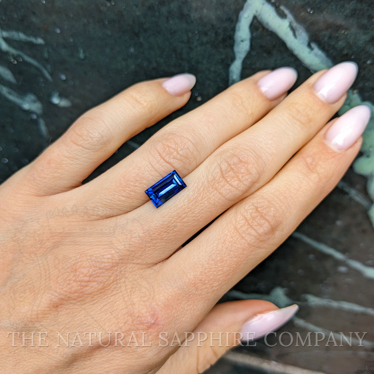 2.19 Ct. Blue Sapphire from Ceylon (Sri Lanka)