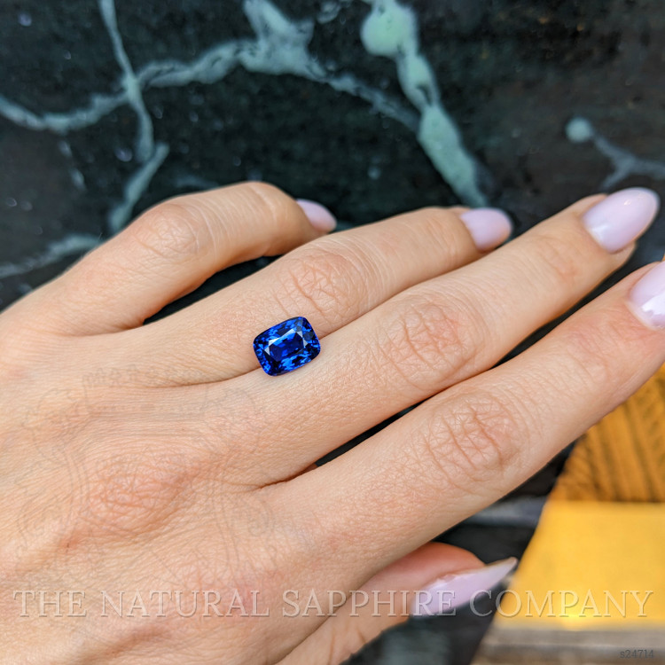 3.19 Ct. Blue Sapphire from Ceylon (Sri Lanka)