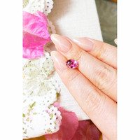 2.20 Ct. Reddish Pink Sapphire from Ceylon (Sri Lanka) Life Style