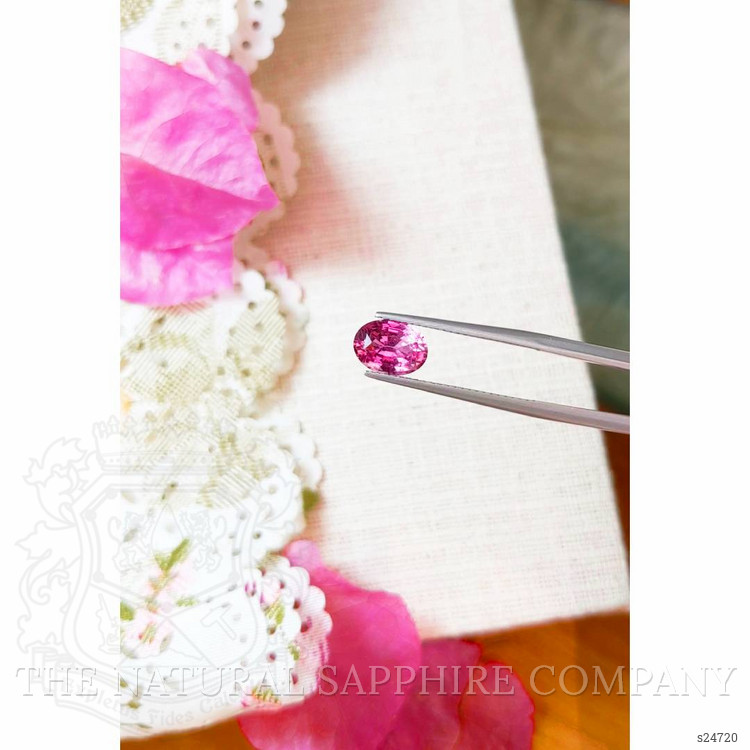 2.20 Ct. Reddish Pink Sapphire from Ceylon (Sri Lanka)