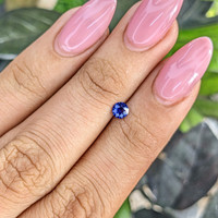 0.32 Ct. Color Change Sapphire from Ceylon (Sri Lanka) Life Style