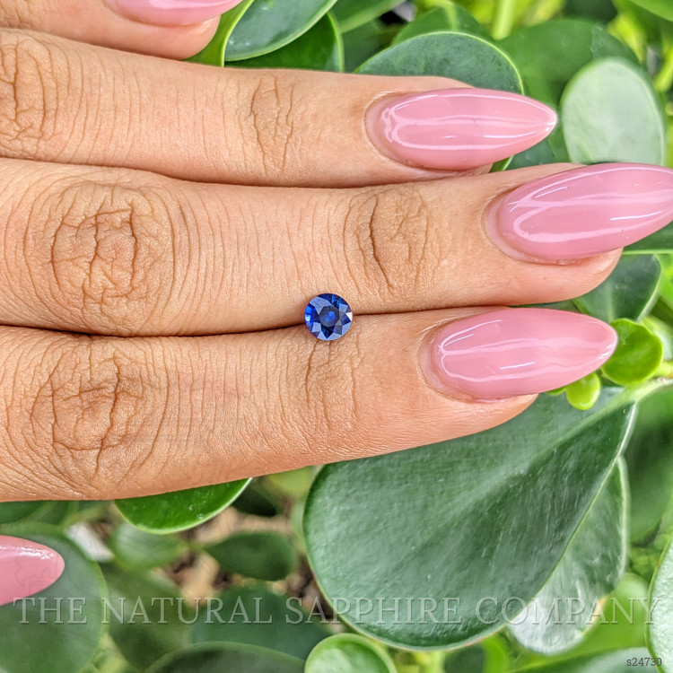 0.52 Ct. Blue Sapphire from Ceylon (Sri Lanka)