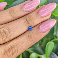 0.53 Ct. Blue Sapphire from Ceylon (Sri Lanka) Life Style