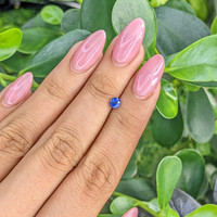 0.53 Ct. Blue Sapphire from Ceylon (Sri Lanka) Life Style