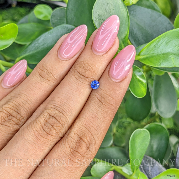 0.53 Ct. Blue Sapphire from Ceylon (Sri Lanka)