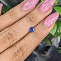 0.57 Ct. Blue Sapphire from Ceylon (Sri Lanka) Life Style