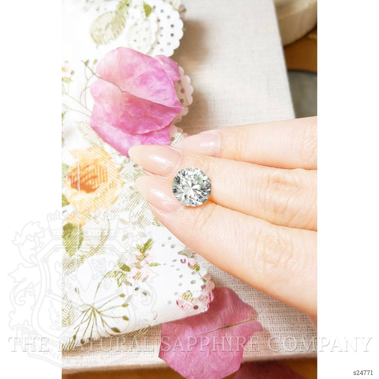 7.52 Ct. Green Sapphire from Ceylon (Sri Lanka)