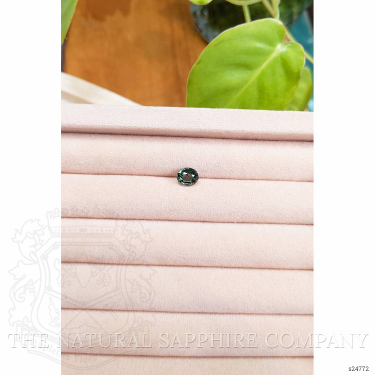 1.56 Ct. Green Sapphire from Ceylon (Sri Lanka)