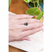 2.54 Ct. Green Sapphire from Ceylon (Sri Lanka) Life Style