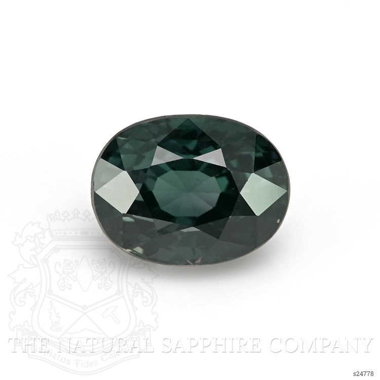 3.65 Ct. Bluish Green Sapphire from Ceylon (Sri Lanka)