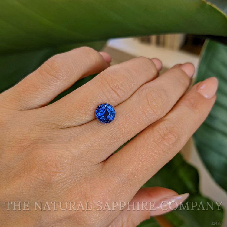 2.02 Ct. Blue Sapphire from Ceylon (Sri Lanka)