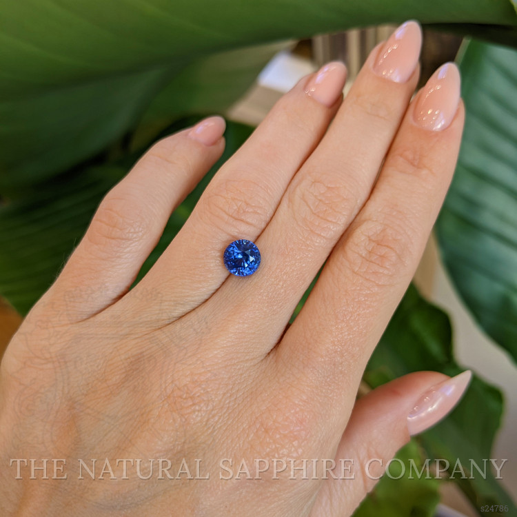 2.28 Ct. Blue Sapphire from Ceylon (Sri Lanka)