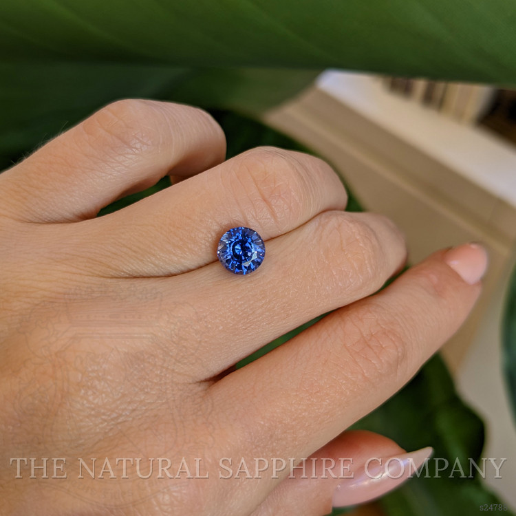 2.06 Ct. Blue Sapphire from Ceylon (Sri Lanka)