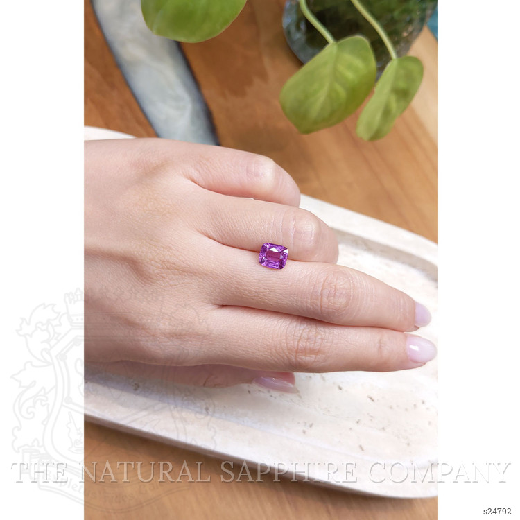 2.16 Ct. Purplish Pink Sapphire from Ceylon (Sri Lanka)