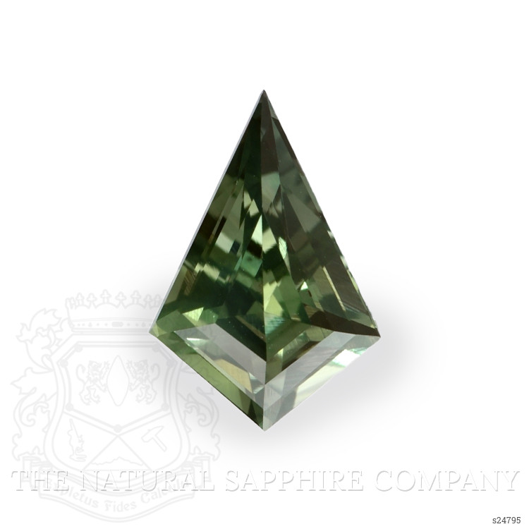 4.09 Ct. Green Sapphire from Ceylon (Sri Lanka)