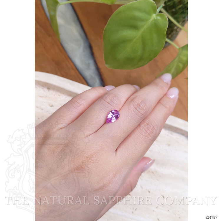 2.59 Ct. Pink Sapphire from Ceylon (Sri Lanka)