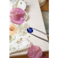 3.52 Ct. Blue Sapphire from Ceylon (Sri Lanka) Life Style