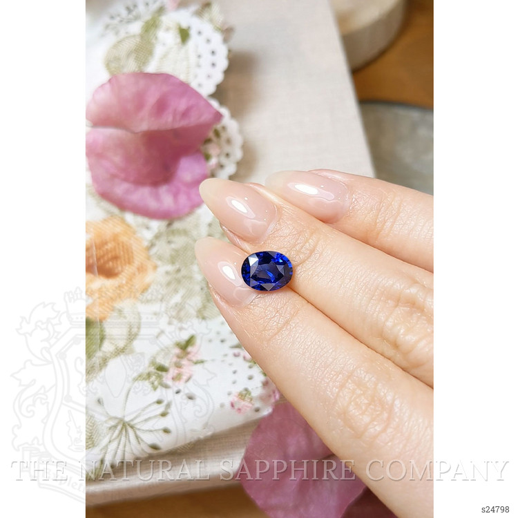 3.52 Ct. Blue Sapphire from Ceylon (Sri Lanka)
